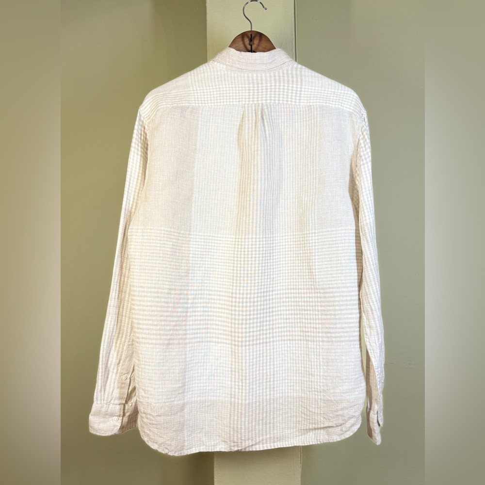 NWOT J. Crew Slim Baird McNutt Irish linen shirt BE558 - Picture 2 of 5